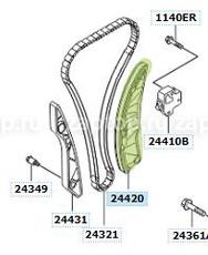 24420-2B000 Успокоитель цепи Cerato